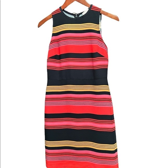 Colorful Ann Taylor LOFT dress size 00 - Picture 4 of 8